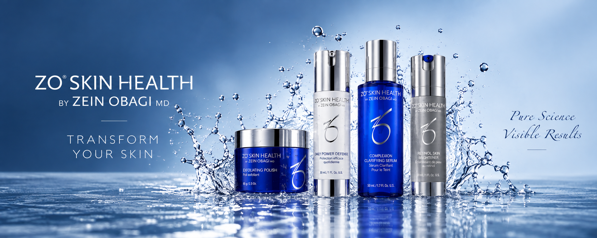 ZO Skin Health produkter &ndash; professionel hudpleje til m�lrettede hudplejerutiner