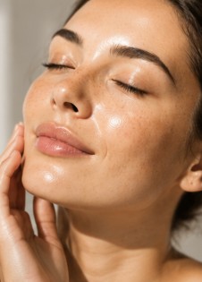 Str�lende hud med naturlig gl�d og professionel hudpleje