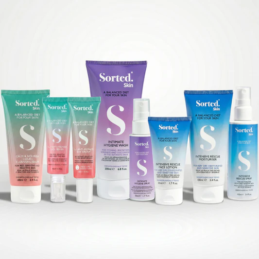 Sorted Skin hudplejeprodukter til sensitiv, t�r og irriteret hud