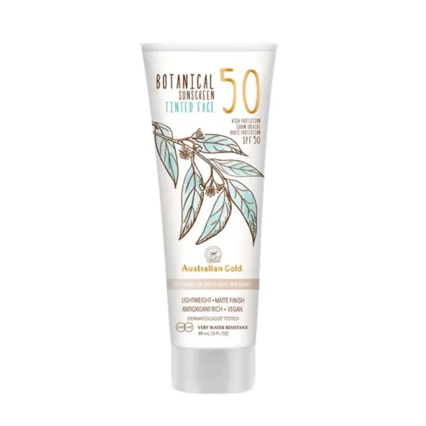 Australian Gold Botanical Tinted Face Fair-Light SPF 50, 88 ml