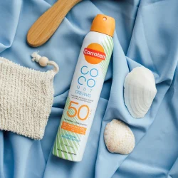 Carroten Dry Mist SPF 50 Coconut Dreams - Usynlig Solspray, 200 ml