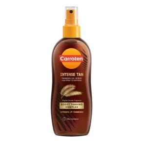 Carroten Intense Tan Oil Spray SPF 0 - Travel Size Tanning Oil, 70 ml