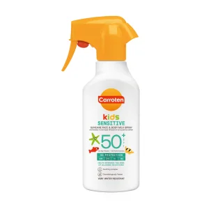 Carroten Kids Sensitive Milk Trigger SPF 50+ - Solcreme til Sensitiv B�rnehud, 270 ml
