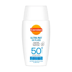 Carroten Ultra Mat Face Fluid SPF 50+ - Matterende Ansigtssolcreme, 50 ml