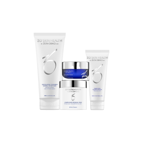 ZO Skin Health Complexion Smoothing + Clarifying Program - Komplet hudplejes�t til fedtet, kombineret og uren hud, 4 dele