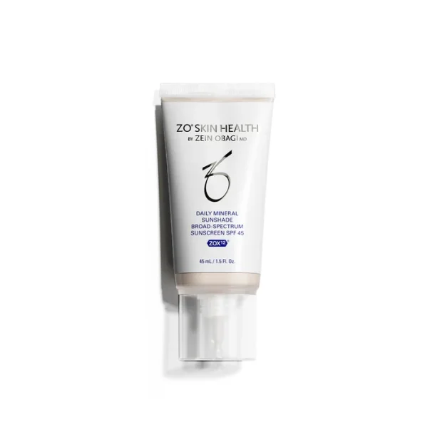 ZO Skin Health Daily Mineral Sunshade Broad-Spectrum SPF 30 Light - Mineralsk Solcreme med farve til Ansigt, 45 ml