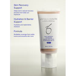 ZO Skin Health Daily Mineral Sunshade Broad-Spectrum SPF 30 Fair - Mineralsk Solcreme med farve til Ansigt, 45 ml