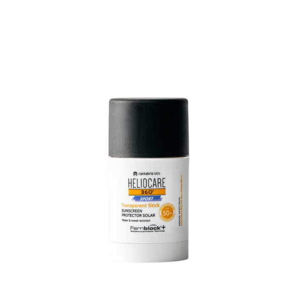 HelioCare Sport Transparent Stick SPF 50+ - Transparent Solstift til Sport, 25 ml
