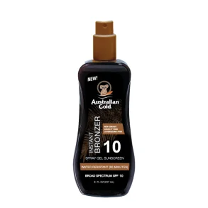 Australian Gold Instant Bronzer Spray Gel SPF 10, 237 ml