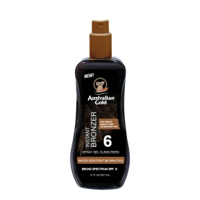 Australian Gold Instant Bronzer Spray Gel SPF 6, 237 ml