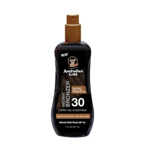 Australian Gold Instant Bronzer Spray Gel SPF 30, 237 ml