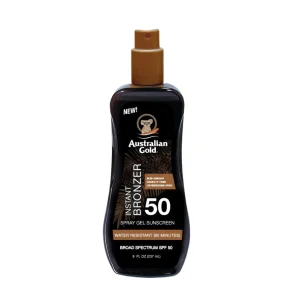 Australian Gold Instant Bronzer Spray Gel SPF 50, 237 ml