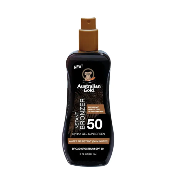 Australian Gold Instant Bronzer Spray Gel SPF 50, 237 ml