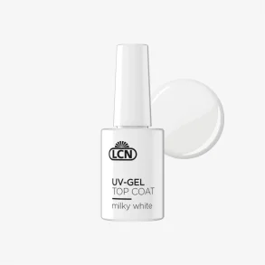 LCN UV Gel Top Coat, Milky White