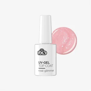 LCN UV Gel Top Coat, Rose Glimmer