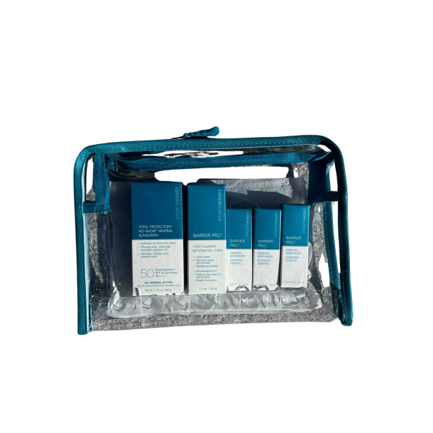 Colorescience Limited No-Show kit - SPF s�t med usynlig solbeskyttelse &amp; hudbarrierepleje, 6 dele