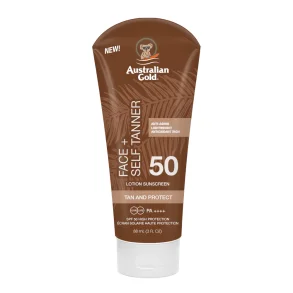 Australian Gold SPF 50 Face + Selvbruner Lotion, 88 ml