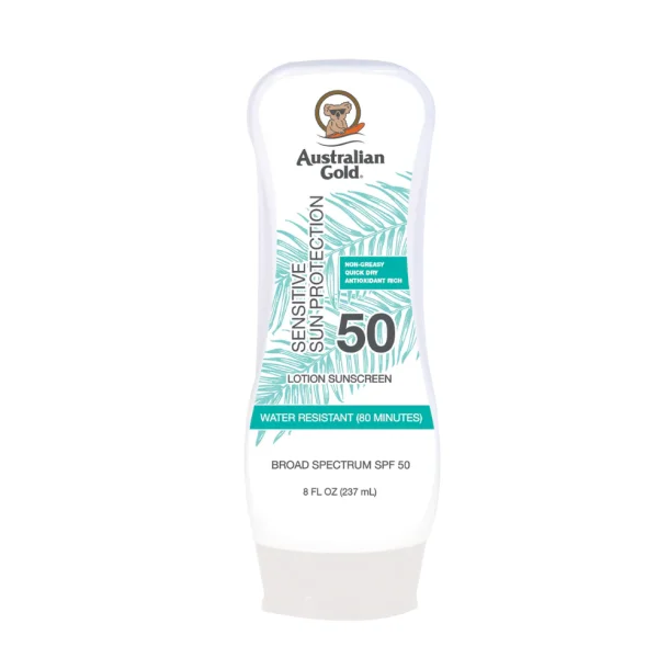 Australian Gold Sensitive Skin Lotion SPF 50, 237 ml