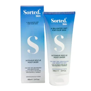 Sorted Skin Rescue Moisturiser - Ansigtscreme til Sensitiv og T�r Hud, 100 ml