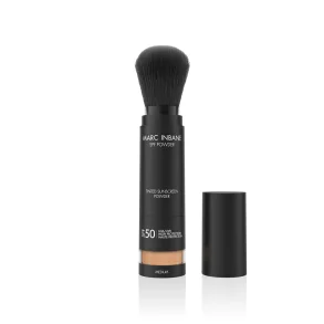Marc Inbane Tinted SPF 50 Powder Medium - 3-i-1 mineralpudder med SPF 50