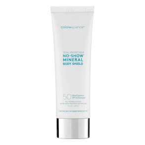 Colorescience Total Protection No Show Body SPF 50 - Usynlig mineral Solcreme Uden Hvid Hinde, 120 ml