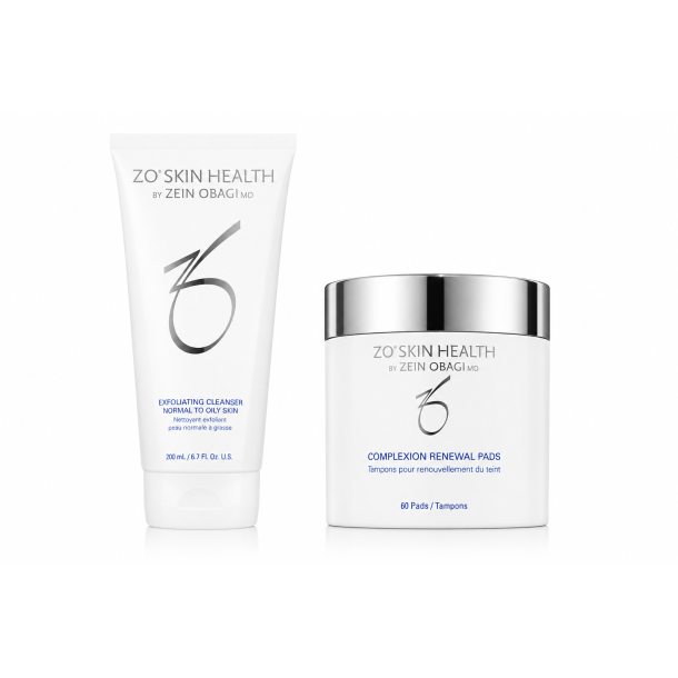 ZO Skin Health Duo � Exfoliating Cleanser, 200 ml + Complexion Renewal Pads, 60 stk.