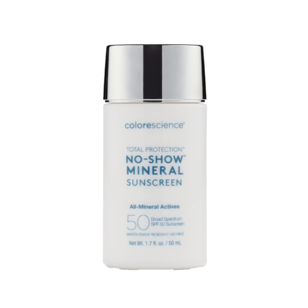 Colorescience Total Protection No Show SPF 50 - Usynlig mineral Solcreme Uden Hvid Hinde, 50 ml