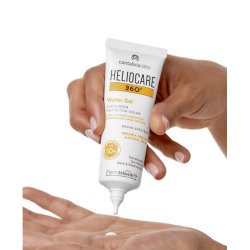 HelioCare Water Gel SPF 50+ - Fugtgivende solcreme til ansigtet, 60 ml