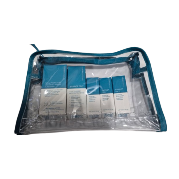 Colorescience Limited No-Show kit - SPF s�t med usynlig solbeskyttelse &amp; hudbarrierepleje, 6 dele